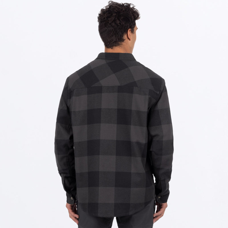 Chargez l'image dans la visionneuse de la galerie, MTimberFlannel_Shirt_CharBlack_SKU_231116-_0810_Extra
