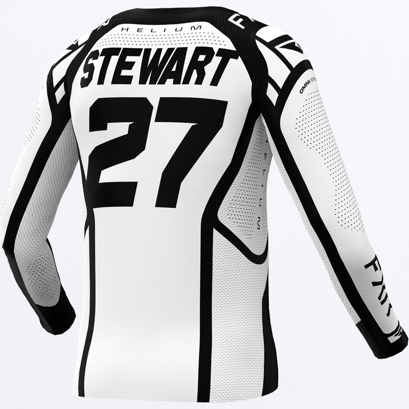 Chargez l'image dans la visionneuse de la galerie, CustomHeliumMX_Jersey_WhiteBlack_SKU_253396-_0110_Extra
