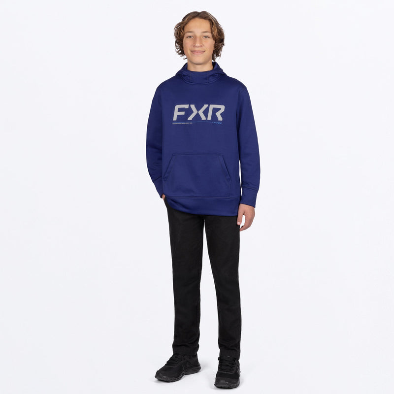Chargez l'image dans la visionneuse de la galerie, YthHydrogenTechPO_Hoodie_DeepCobaltGrey_SKU_262212-_4505_Extra1

