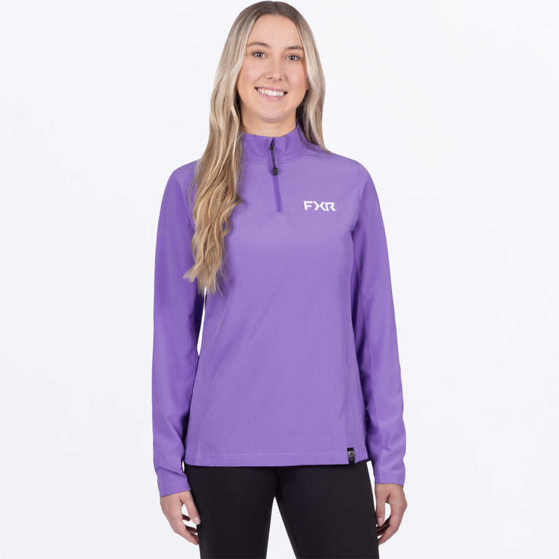 Chargez l'image dans la visionneuse de la galerie, WBreezeUPF14Zip_Longsleeve_Amethyst_SKU_252295-_8400_Front

