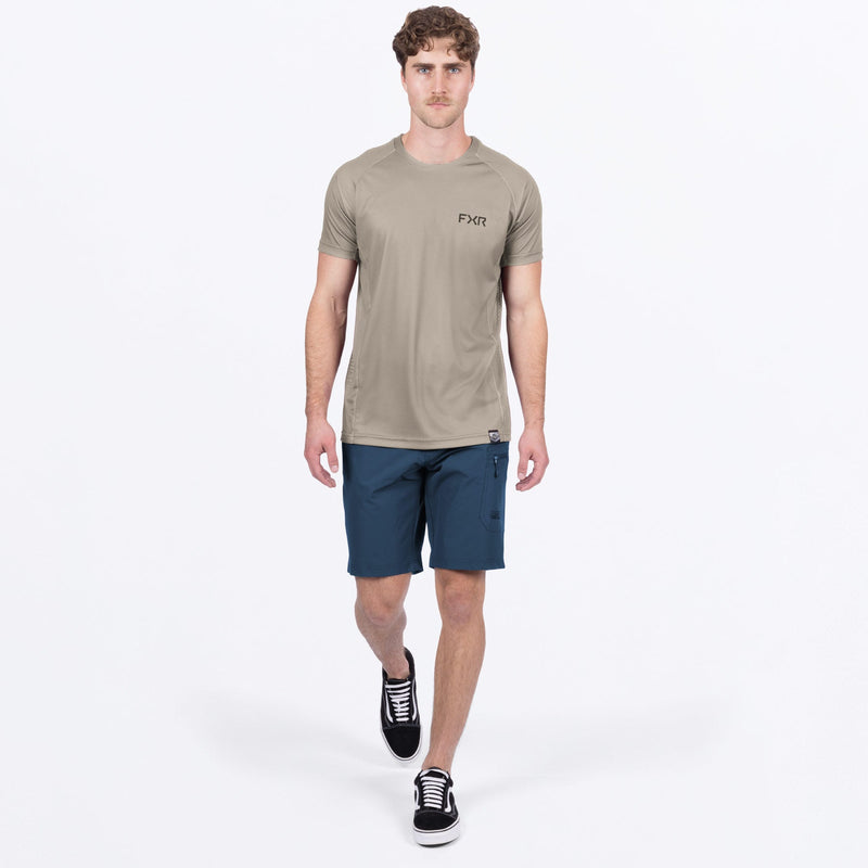 Chargez l'image dans la visionneuse de la galerie, AttackUPF_TShirt_M_StoneAsphalt_252095-_1708_Fullbody
