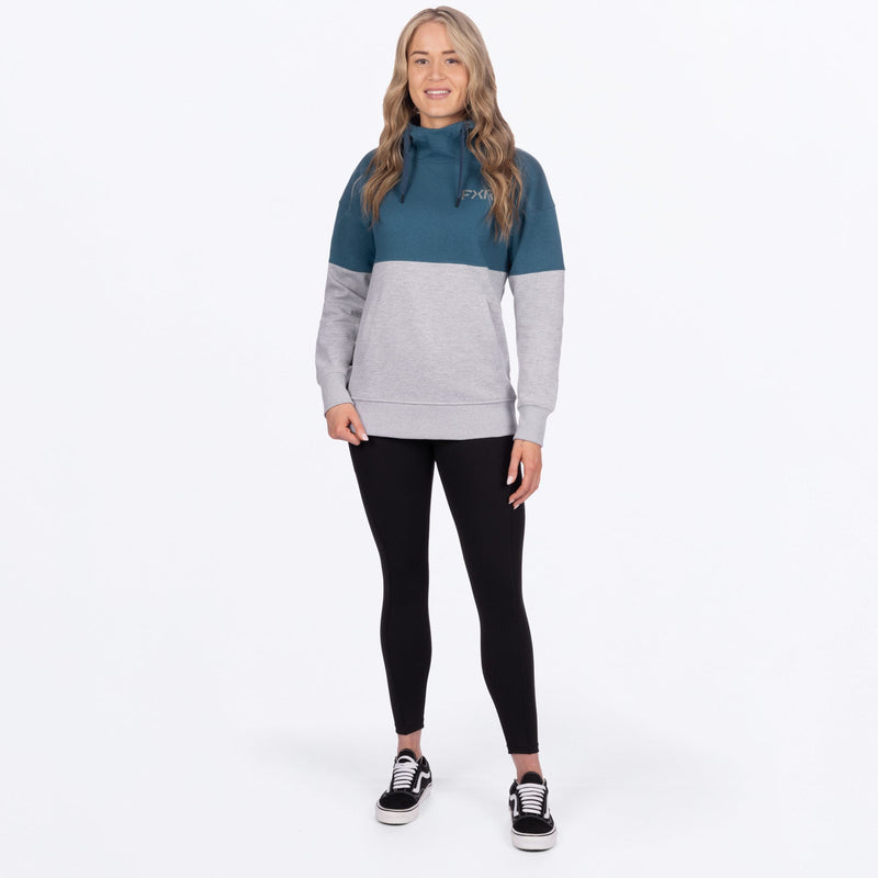 Chargez l'image dans la visionneuse de la galerie, StripePO_Hoodie_W_DarkSteelGreyHeather_242218-_0307_Fullbody
