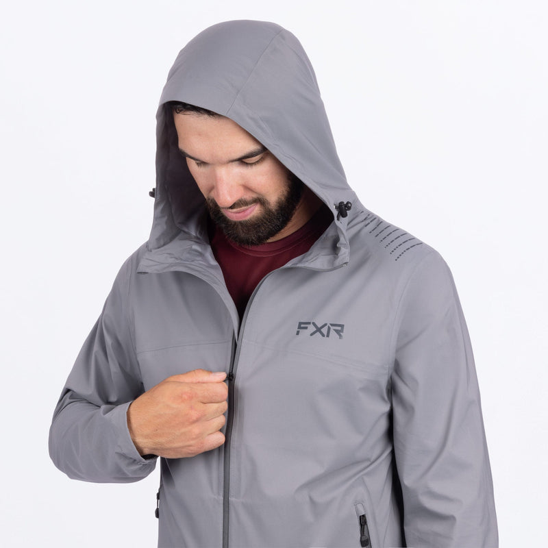 Chargez l'image dans la visionneuse de la galerie, MAdventureLiteTri-Laminate_Jacket_Grey_SKU_242002-_0500_Extra15
