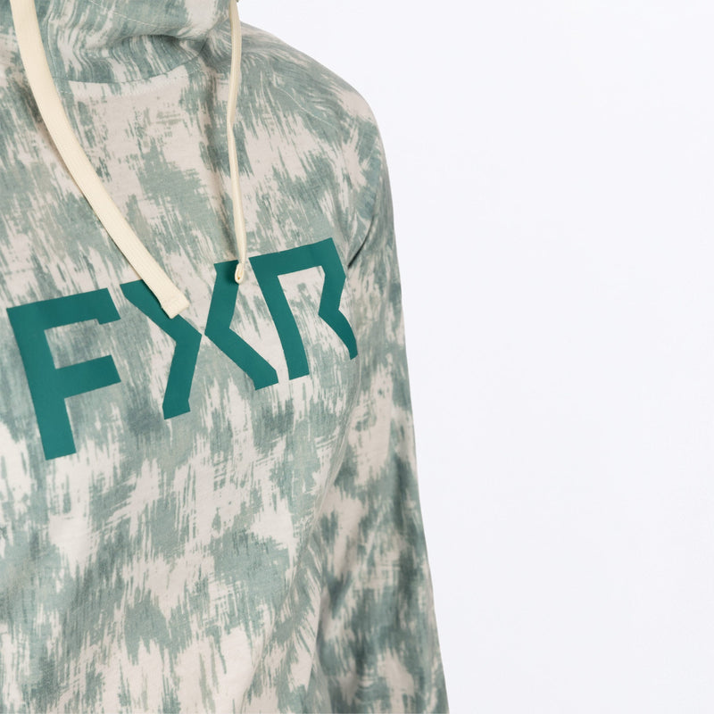 Chargez l'image dans la visionneuse de la galerie, Trainer_Lite_Pullover_Hoodie_W_CreamTealFiber_232214-_0155_frontDetail
