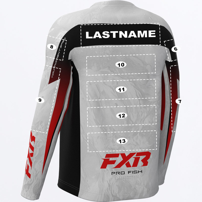 Chargez l'image dans la visionneuse de la galerie, MCustomTournamentAirUPF_Longsleeve_GreyUnderRed_SKU_262054-_0720_Extra
