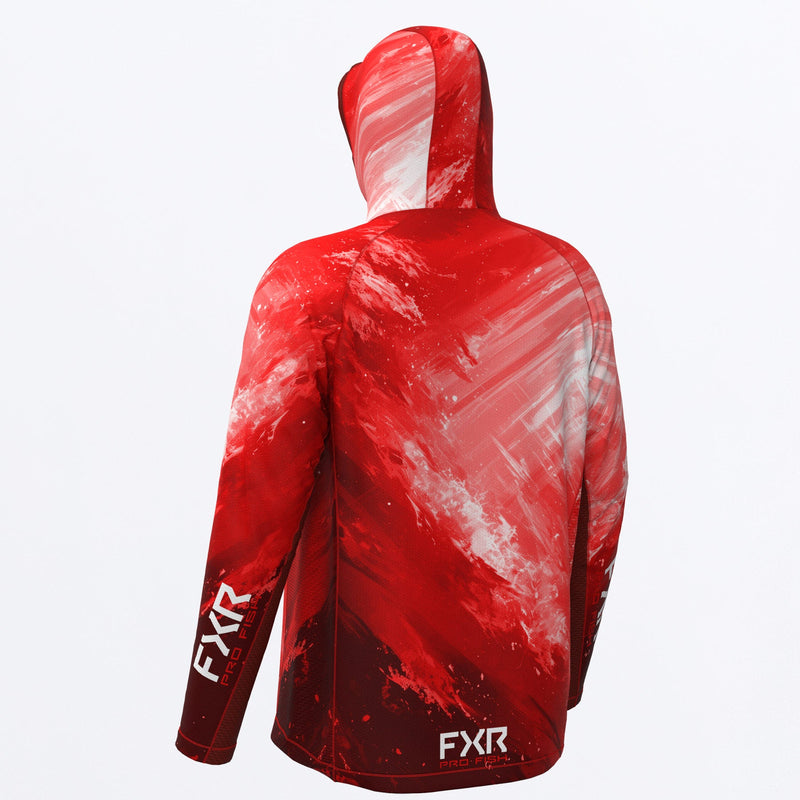 Chargez l'image dans la visionneuse de la galerie, DerbySwellAirUPF_PO_Hoodie_M_RedOxblood_252098-_2027_back
