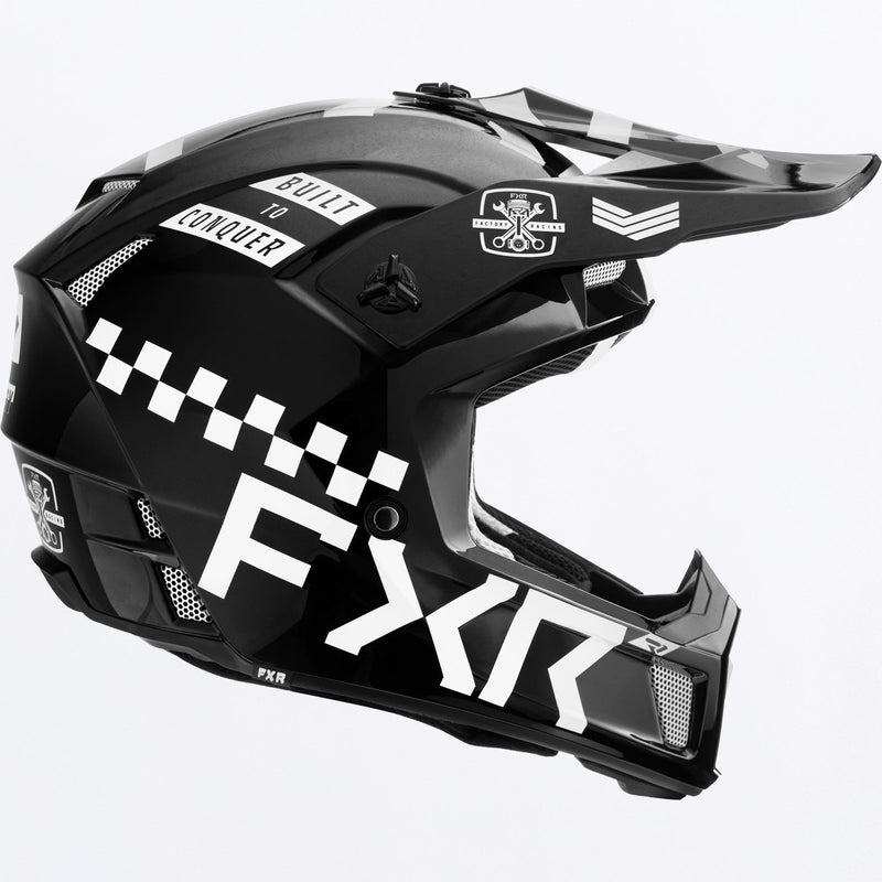 Chargez l'image dans la visionneuse de la galerie, ClutchGladiator_Helmet_BlackWhite_SKU_240628-_1001_Extra2
