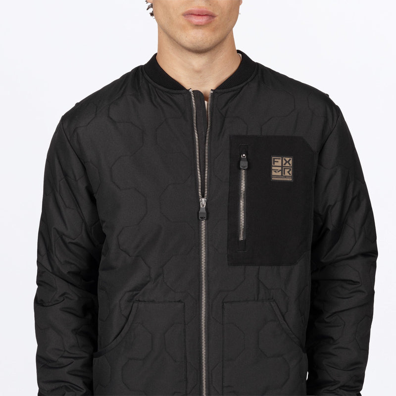 Chargez l'image dans la visionneuse de la galerie, MRigQuilted_Jacket_Black_SKU_270907-_1000_Extra4
