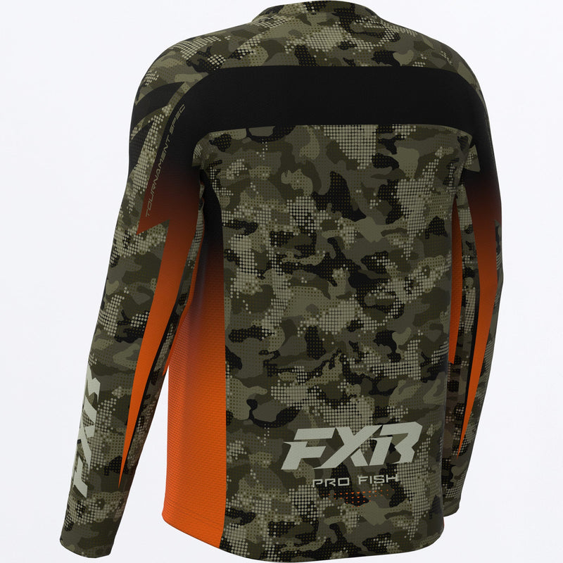 Chargez l'image dans la visionneuse de la galerie, MTournamentAirUPF_Longsleeve_MossDriftCamoOrange_SKU_262087-_7930_Extra

