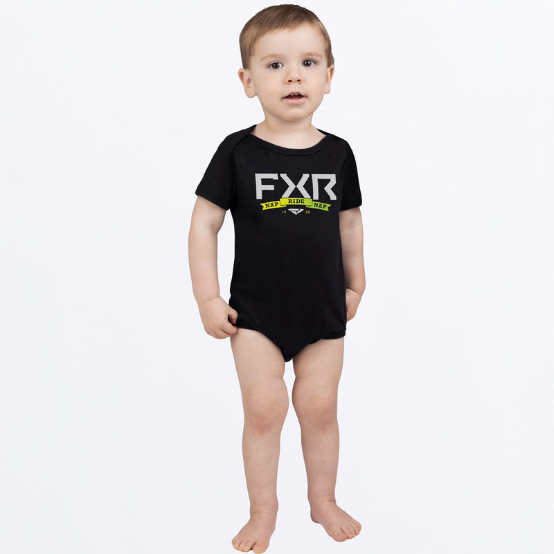 Chargez l'image dans la visionneuse de la galerie, Podium_SSOnesie_Infant_BlackGlowstick_242290-_1071_Front
