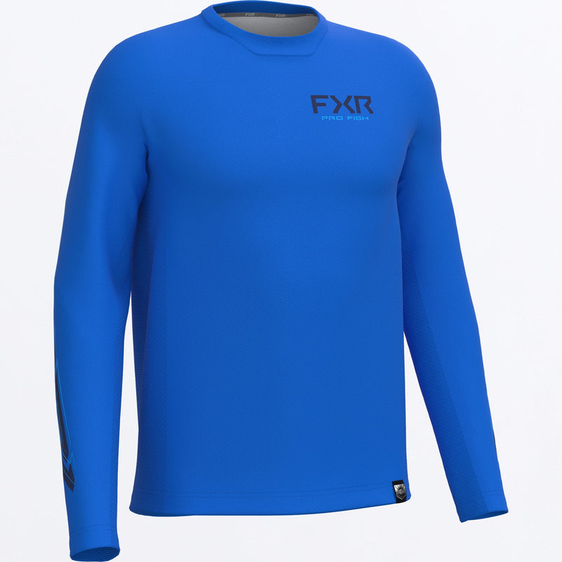 Chargez l'image dans la visionneuse de la galerie, MDerbyAirUPF_Longsleeve_CobaltDeepCobalt_SKU_262099-_4045_Front
