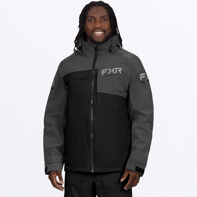Chargez l'image dans la visionneuse de la galerie, MVaporProTri-Laminate_Jacket_AsphaltBlack_SKU_262041-_0810_Front
