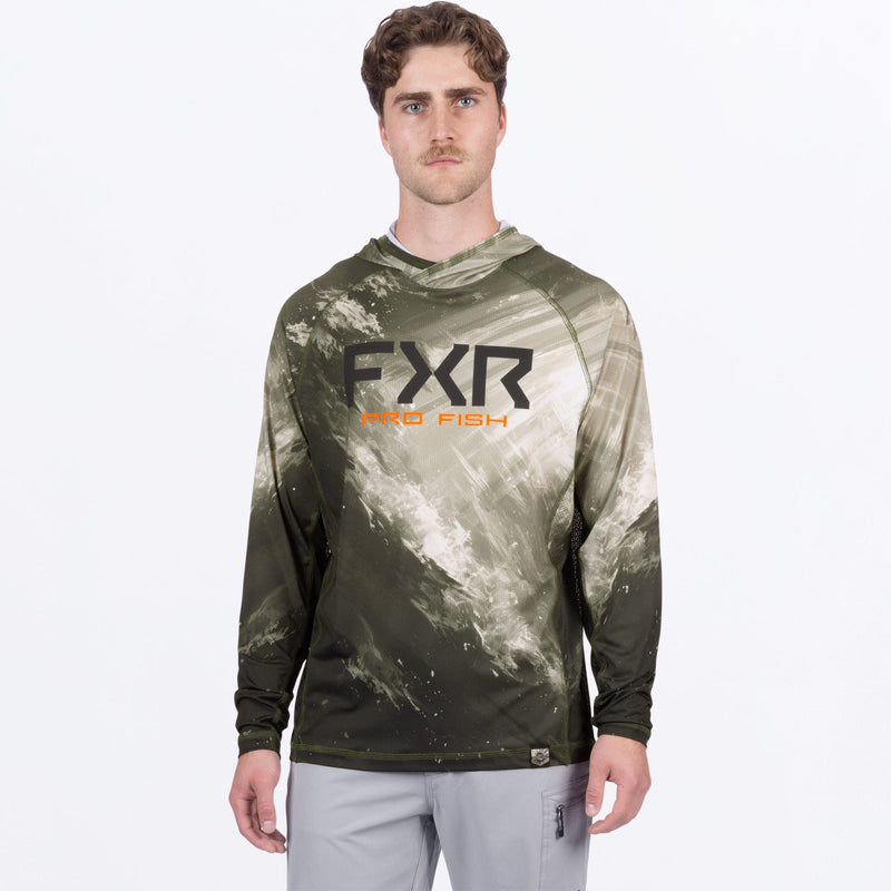 Chargez l'image dans la visionneuse de la galerie, DerbySwellAirUPF_PO_Hoodie_M_MossOrange_252098-_7930_front
