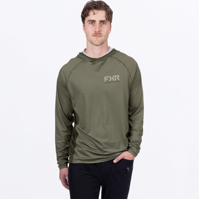 Chargez l'image dans la visionneuse de la galerie, Derby-AirUPF_PO_Hoodie_M_MossStone_252097-_7917_front
