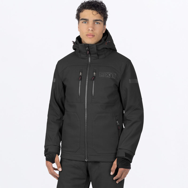 Chargez l'image dans la visionneuse de la galerie, UnisexTaskInsulatedCanvas_Jacket_BlackOps_SKU_240934-_1010_Front
