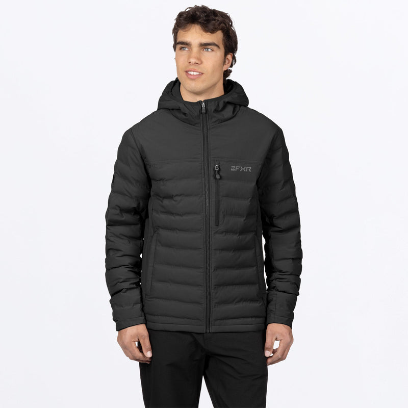 Chargez l'image dans la visionneuse de la galerie, MPodiumWindproofQuilted_Jacket_Black_SKU_271105-_1000_Front
