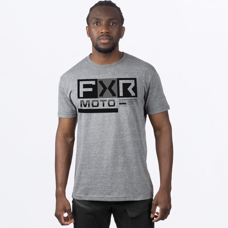Chargez l'image dans la visionneuse de la galerie, Ride_Prem_Shirt_M_GreyHeatherBlack_241313_0710_front
