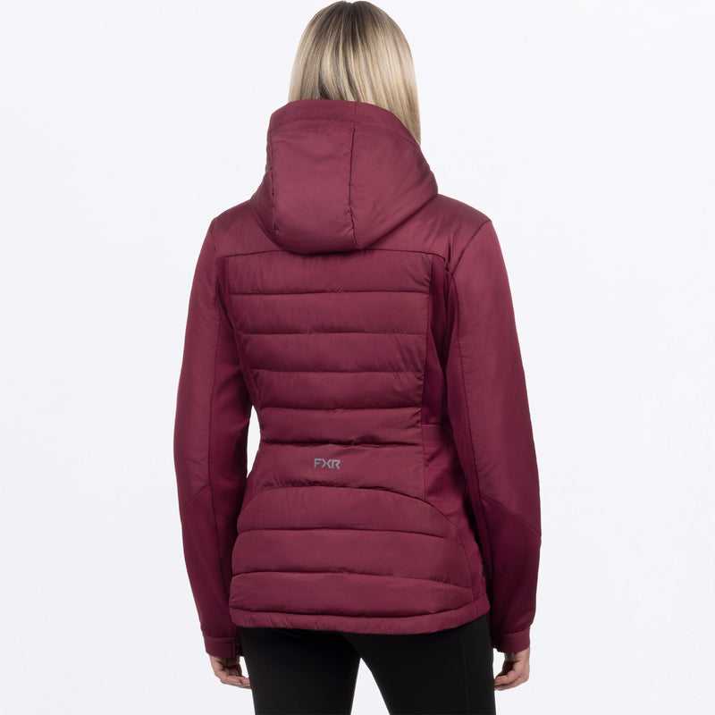 Chargez l'image dans la visionneuse de la galerie, Phoenix_QuiltedHoodie_W_Merlot_241206-_2700_back**hover**
