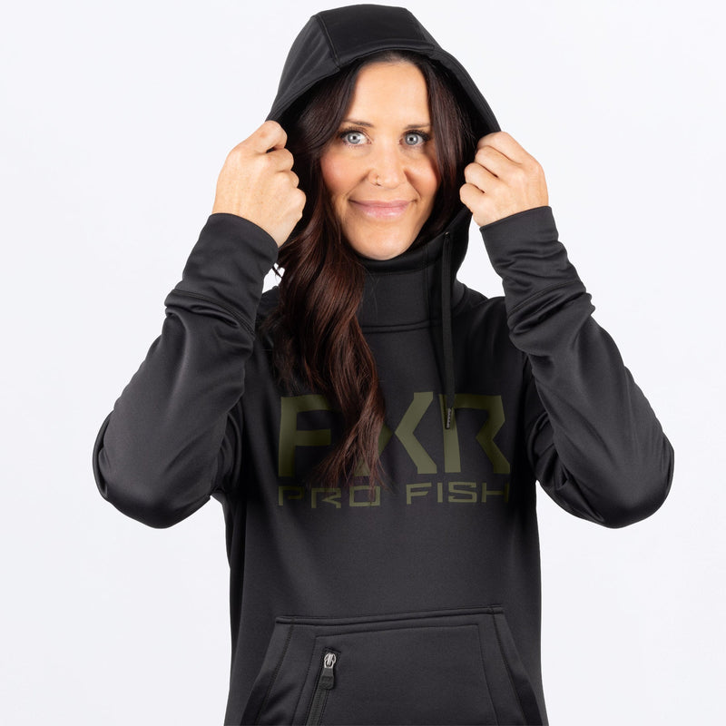 Chargez l'image dans la visionneuse de la galerie, WProFishTechPO_Hoodie_BlackMoss_SKU_261219-_1079_Extra2
