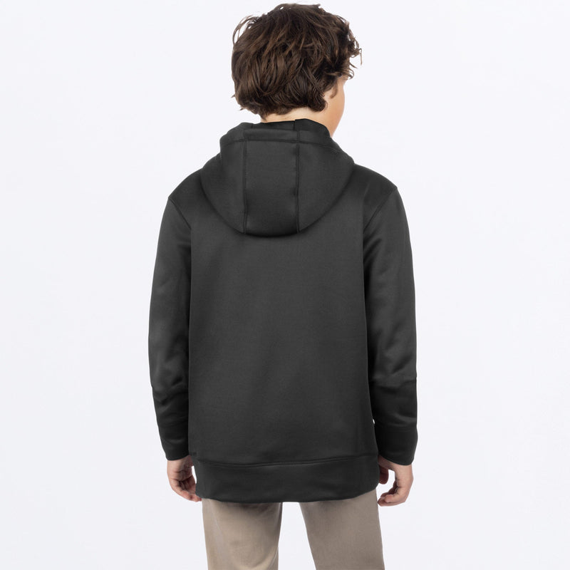 Chargez l'image dans la visionneuse de la galerie, RaceDivTech_Hoodie_Y_BlackHiVis_241502-_1065_back
