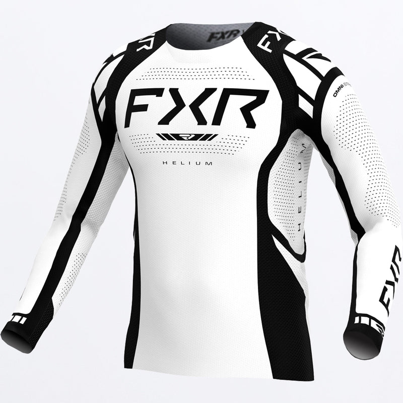 Chargez l'image dans la visionneuse de la galerie, HeliumMX_Jersey_WhiteBlack_SKU_253395-_0110_Front
