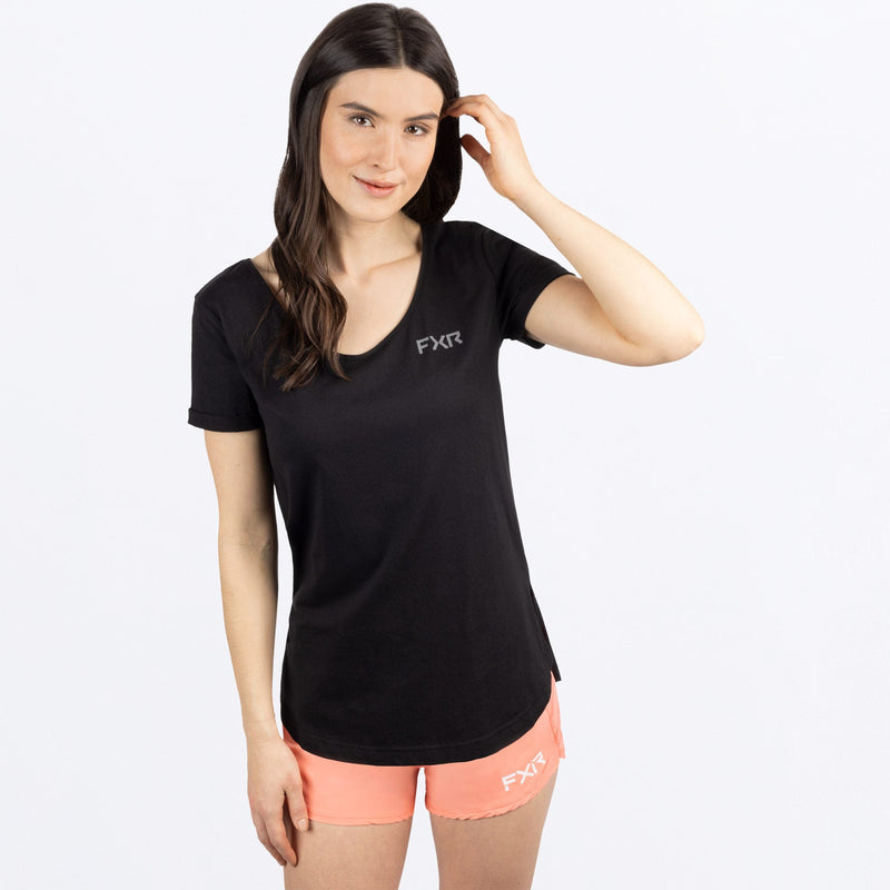 Chargez l'image dans la visionneuse de la galerie, Lotus_TShirt_W_Black_242255-_1000_Detail2
