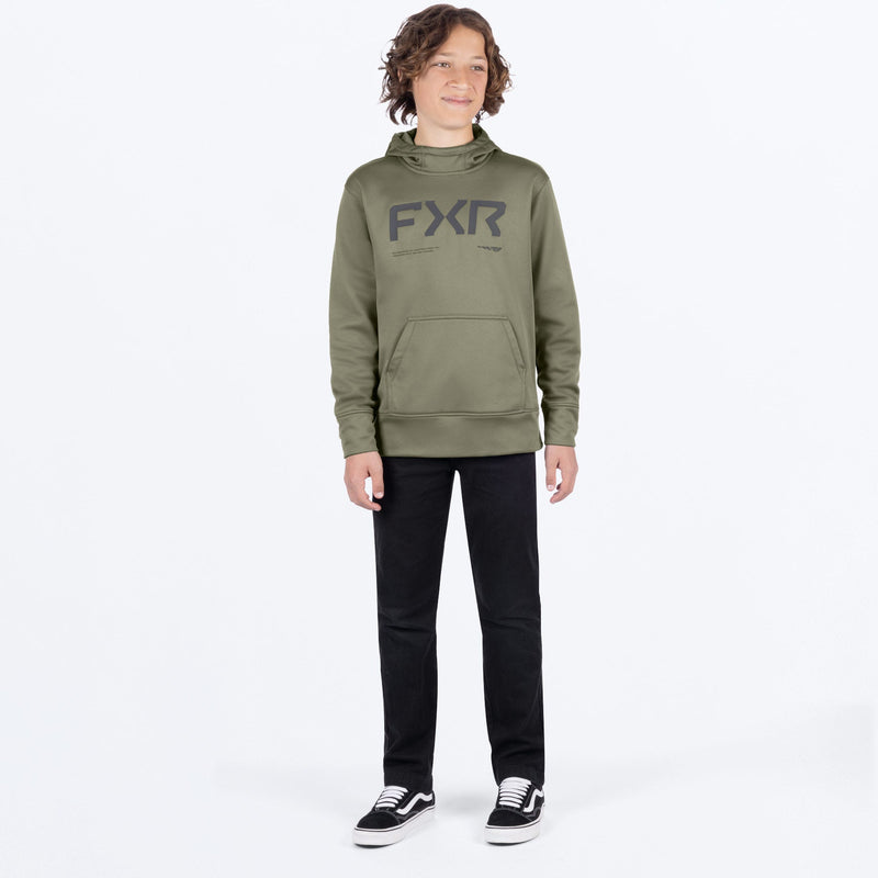 Chargez l'image dans la visionneuse de la galerie, YthHydrogenTechPO_Hoodie_Moss_SKU_261505-_7900_Extra1

