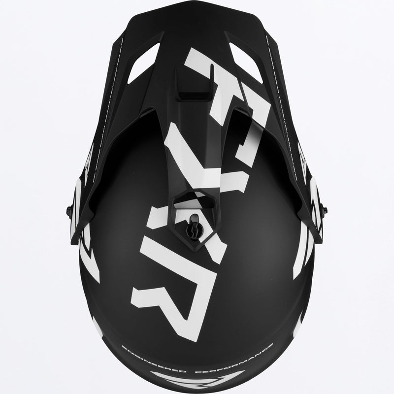 Chargez l'image dans la visionneuse de la galerie, TorqueXTeam_Helmet_BlackWhite_230635-_1001_top
