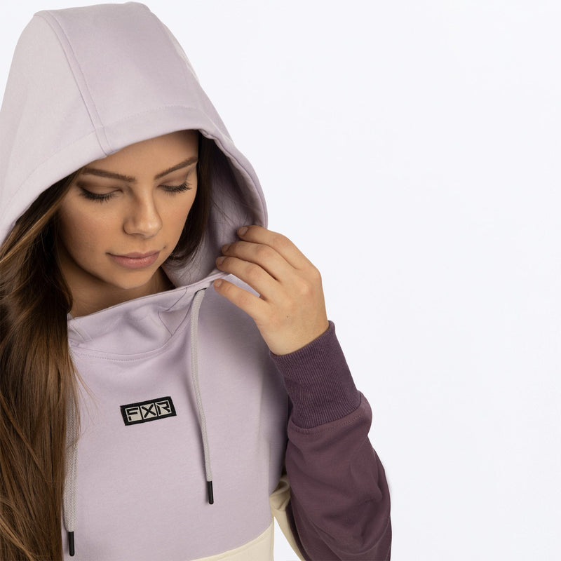 Chargez l'image dans la visionneuse de la galerie, Stripe_Pullover_Hoodie_W_DustylilacCream_232218_8701_FrontDetail
