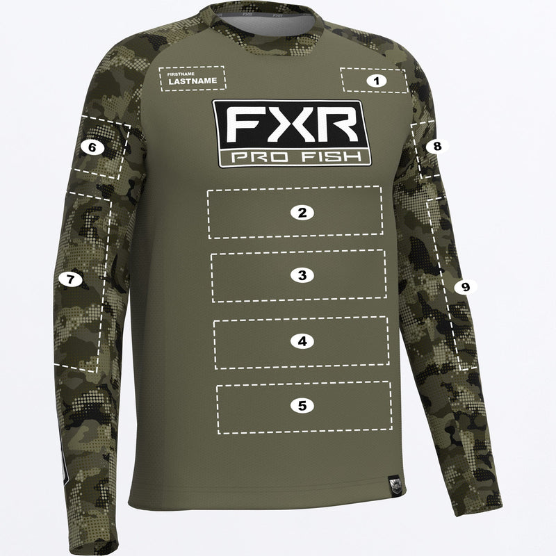 Chargez l'image dans la visionneuse de la galerie, MCustomDerbyDriftCamoAirUPF_Longsleeve_Moss_SKU_262053-_7900_Front
