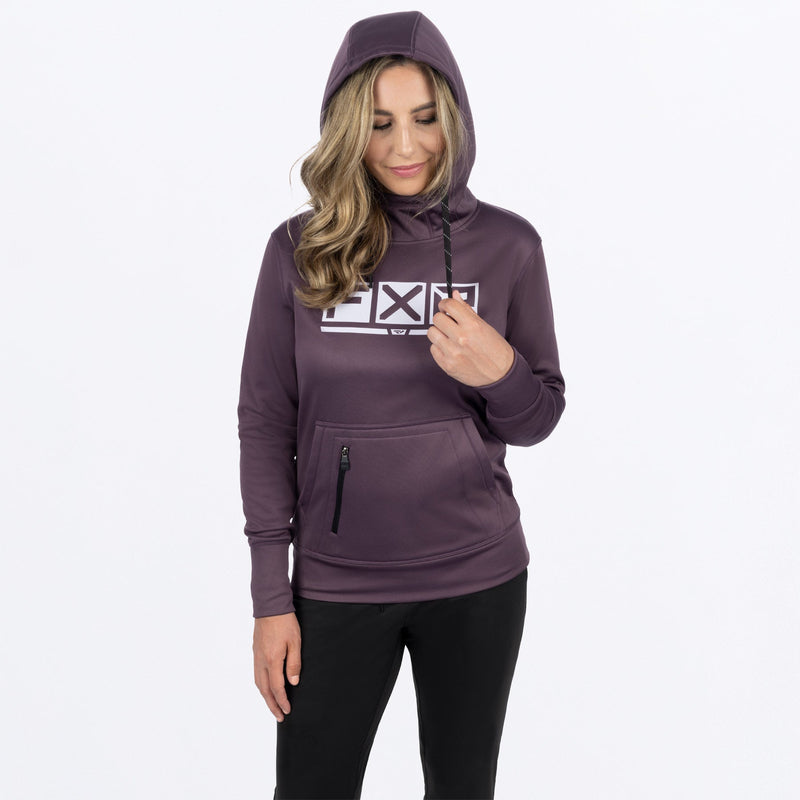 Chargez l'image dans la visionneuse de la galerie, PodiumTech_PO_Hoodie_W_MutedGrapeWhite_241215-_8487_Detail
