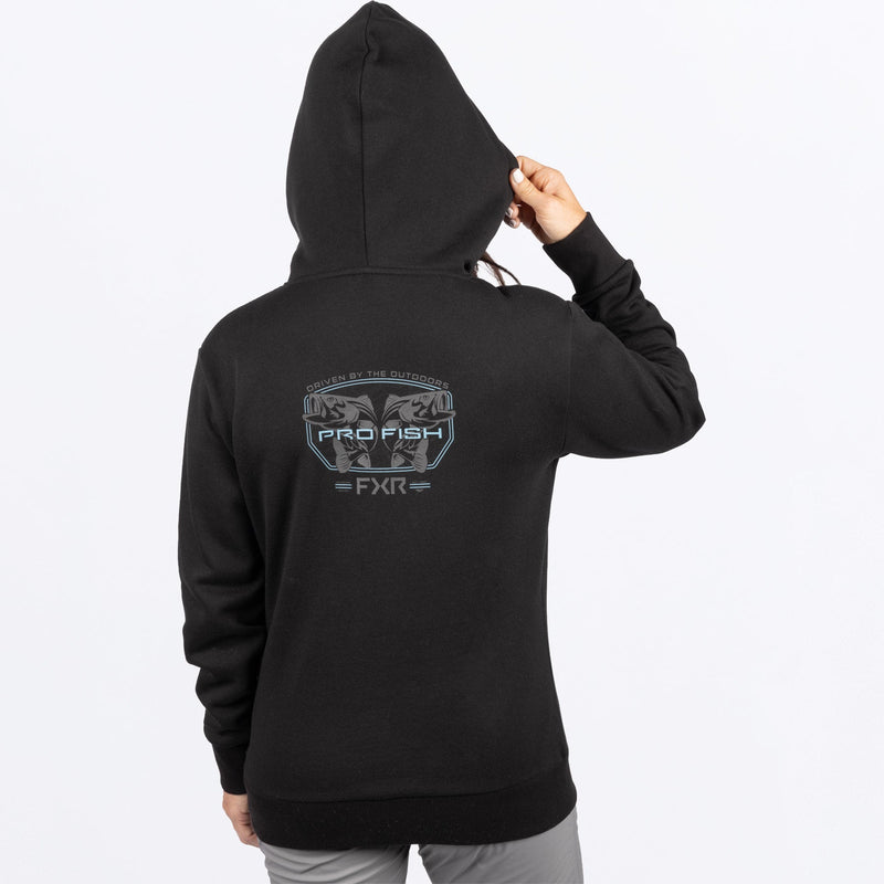 Chargez l'image dans la visionneuse de la galerie, WBassCottonPO_Hoodie_BlackMauiBlue_SKU_261220-_1043_Extra3
