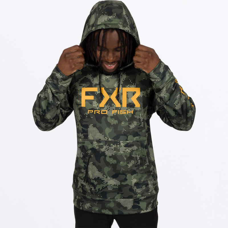 Chargez l'image dans la visionneuse de la galerie, MProFishTechPO_Hoodie_ArmyDriftCamoGold_SKU_262037-_7662_Extra2
