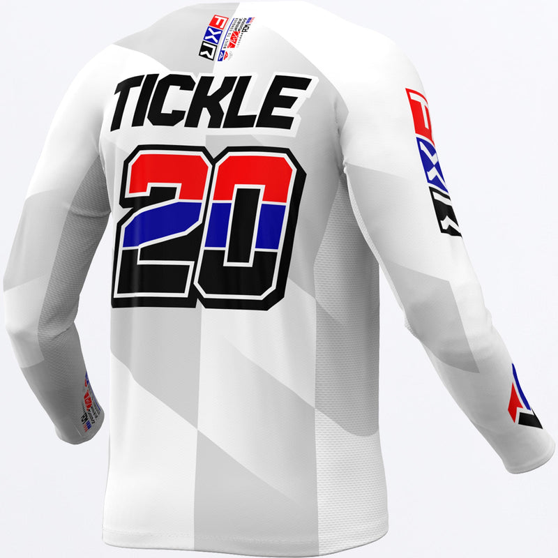 Chargez l'image dans la visionneuse de la galerie, CustomRevoDaytona_MXJersey_WhiteGrey_253333-_0105_back
