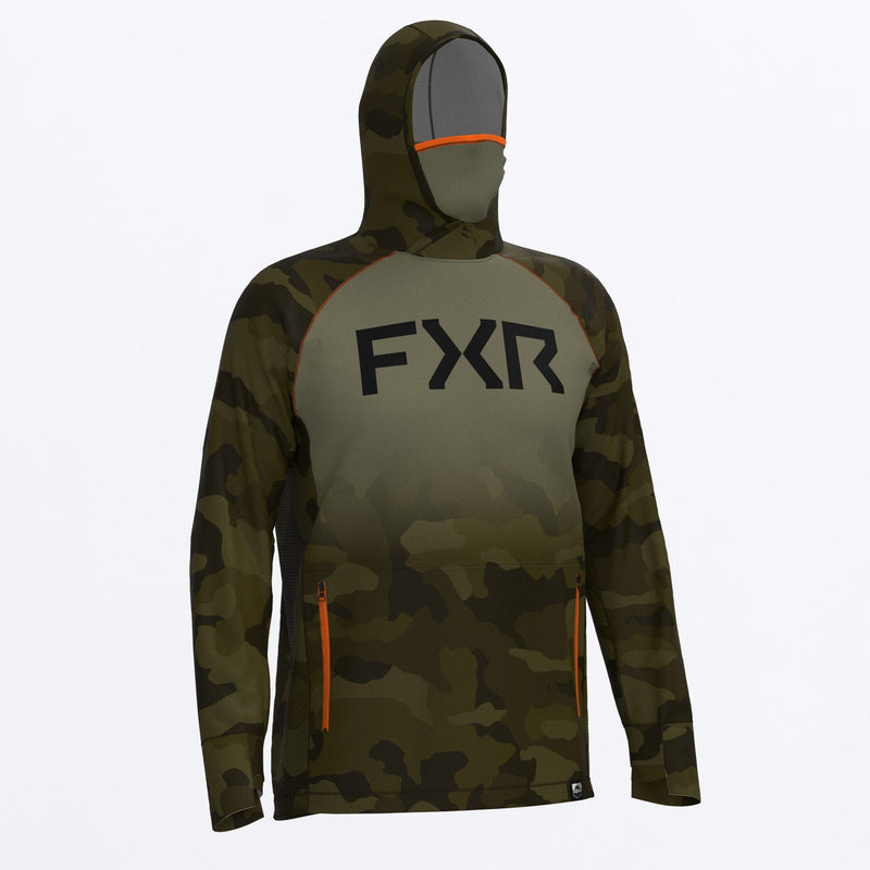 Chargez l'image dans la visionneuse de la galerie, ProCamoAirUPF_PO_Hoodie_M_ArmyCamoOrange_252092-_7630_front
