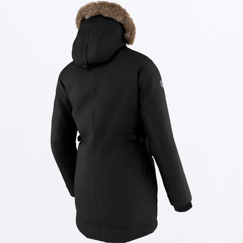 Chargez l'image dans la visionneuse de la galerie, SvalbardParka_Jacket_W_BlackGrey_210239-_1005_back
