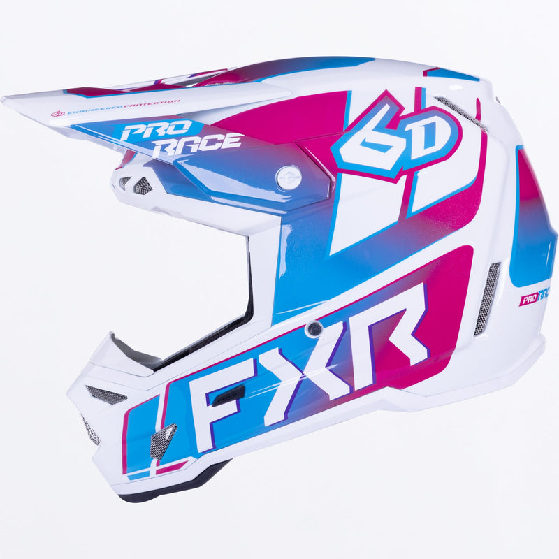 Chargez l'image dans la visionneuse de la galerie, 6DATR-3Y_Helmet_BlueRazzWhite_SKU_250611-_4028_Extra
