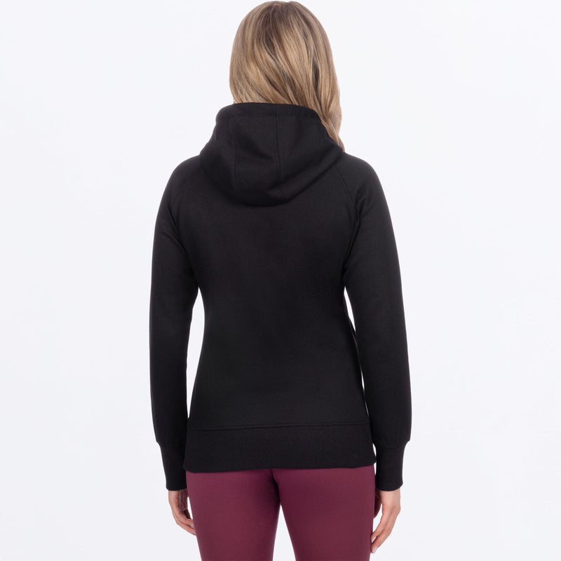 Chargez l'image dans la visionneuse de la galerie, DiamondZip_Hoodie_W_Black_251220-_1000_back
