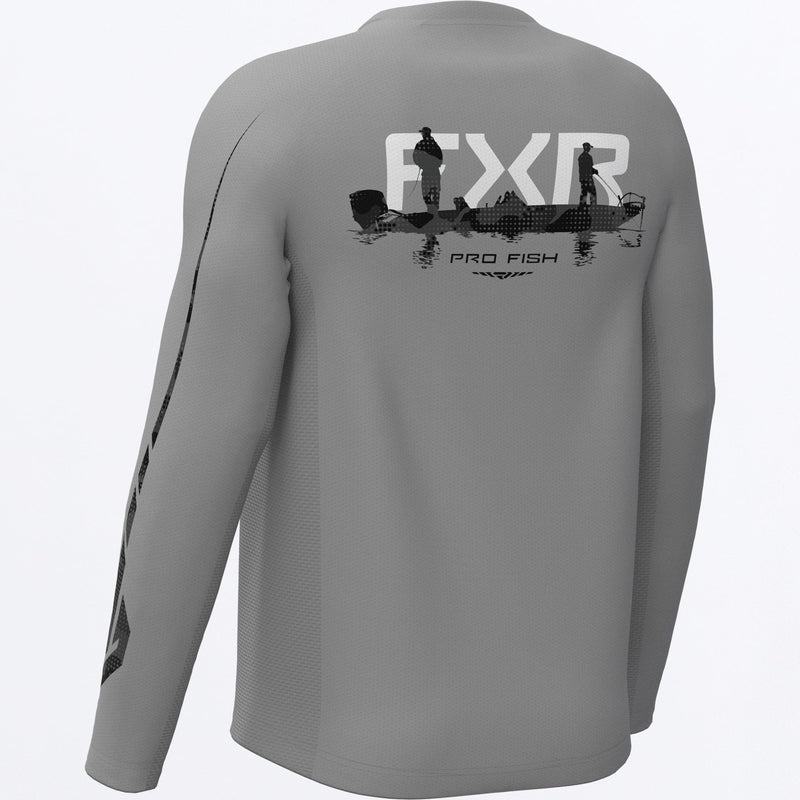 Chargez l'image dans la visionneuse de la galerie, MBigTrebleAirUPF_Longsleeve_GreyBlackDriftCamo_SKU_262083-_0512_Extra
