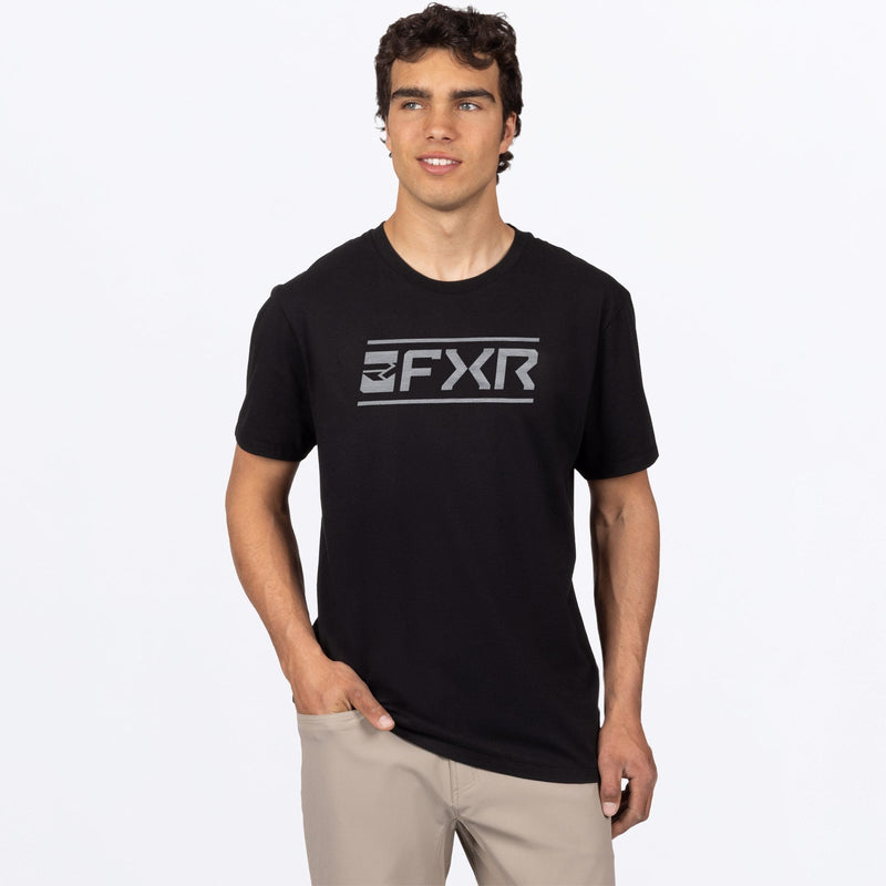 Chargez l'image dans la visionneuse de la galerie, MVictoryPremium_T-Shirt_BlackGrey_SKU_271302-_1005_Front
