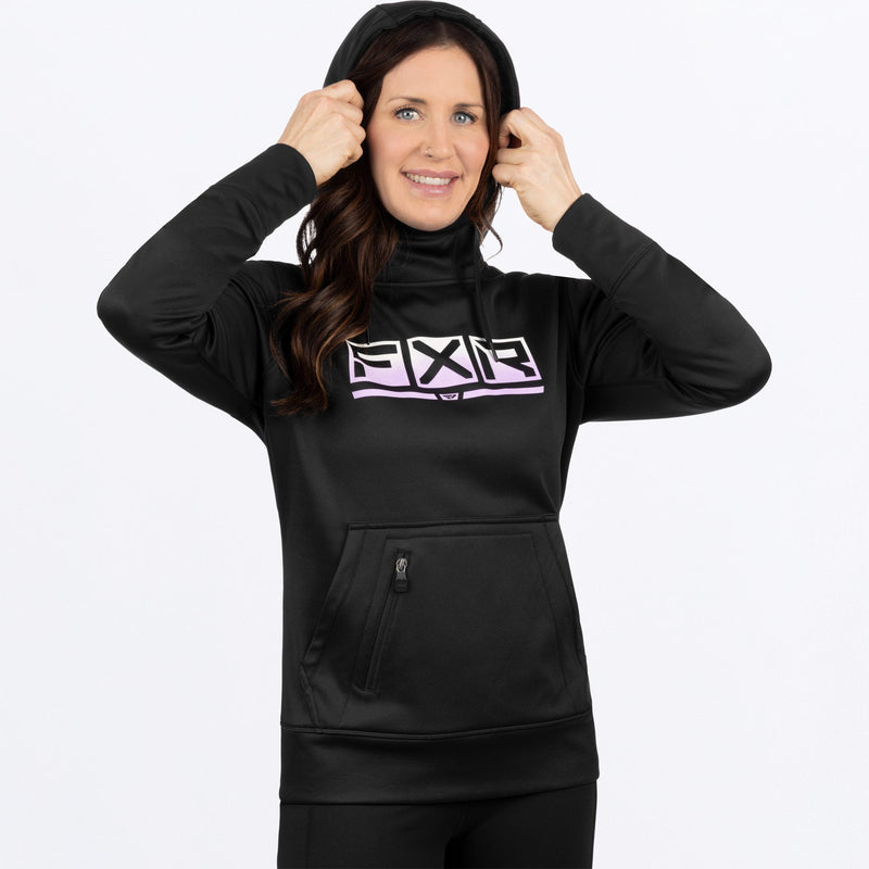 Chargez l'image dans la visionneuse de la galerie, PodiumTechPO_Hoodie_W_BlackLilac_241215-_1087_side

