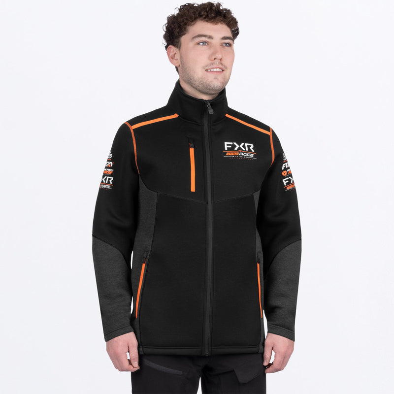 Chargez l'image dans la visionneuse de la galerie, MAltitudeTechZip_Up_BlackOrange_SKU_252045-_1030_Front
