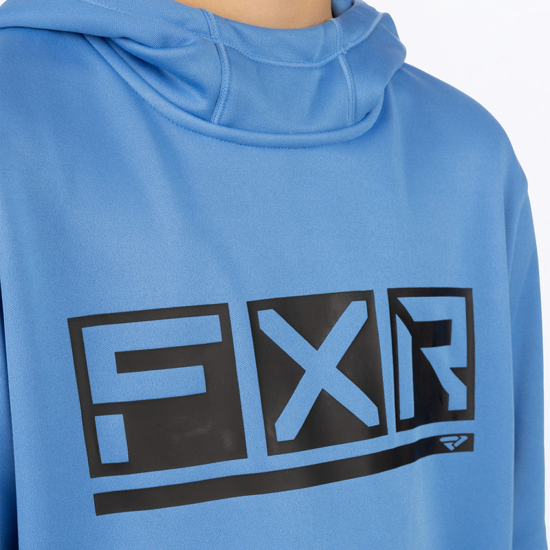 Chargez l'image dans la visionneuse de la galerie, Podium_Tech_PO_Hoodie_Y_tranquilblueBlack_232211_4010_side1
