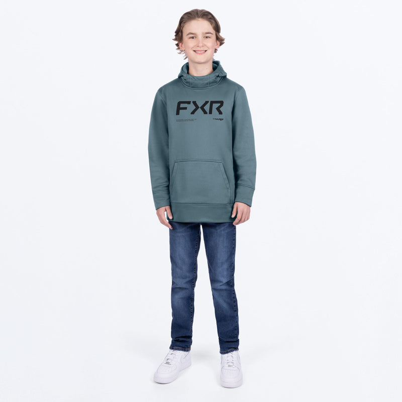 Chargez l'image dans la visionneuse de la galerie, YthHydrogenTechPO_Hoodie_Steel_SKU_261505-_0300_Extra1
