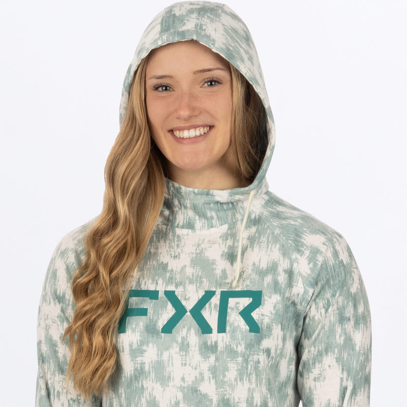Chargez l'image dans la visionneuse de la galerie, Trainer_Lite_Pullover_Hoodie_W_CreamTealFiber_232214-_0155_HoodDetail
