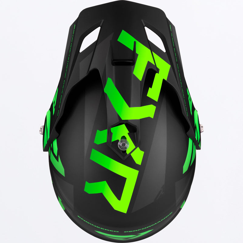 Chargez l'image dans la visionneuse de la galerie, TorqueXTeam_Helmet_BlackLime_230635-_1070_top
