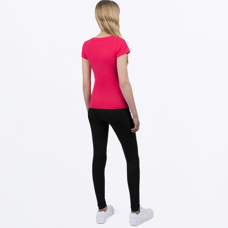Chargez l'image dans la visionneuse de la galerie, Broadcast_Girls_Prem_TShirt_Y_RazzEPink_241553-_2894_backFULL
