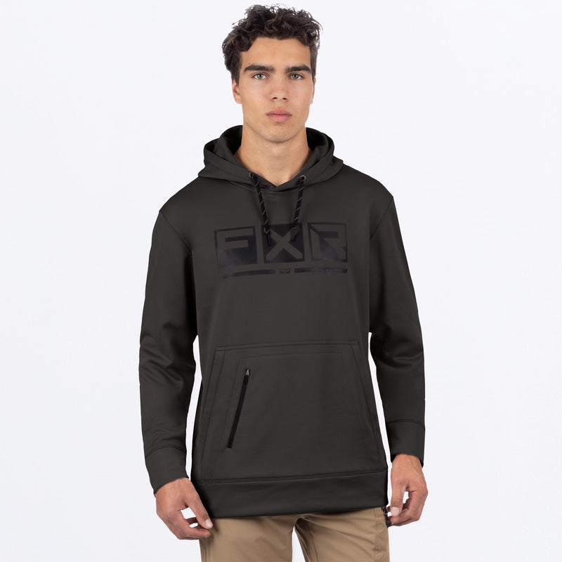 Chargez l'image dans la visionneuse de la galerie, PodiumTechPO_Hoodie_M_AsphaltBlack_242038-_0810_front
