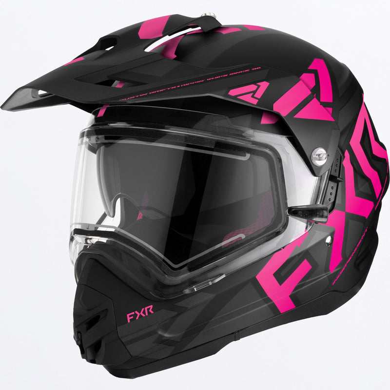 Chargez l'image dans la visionneuse de la galerie, TorqueXTeam_Helmet_BlackEPink_230635-_1094_front
