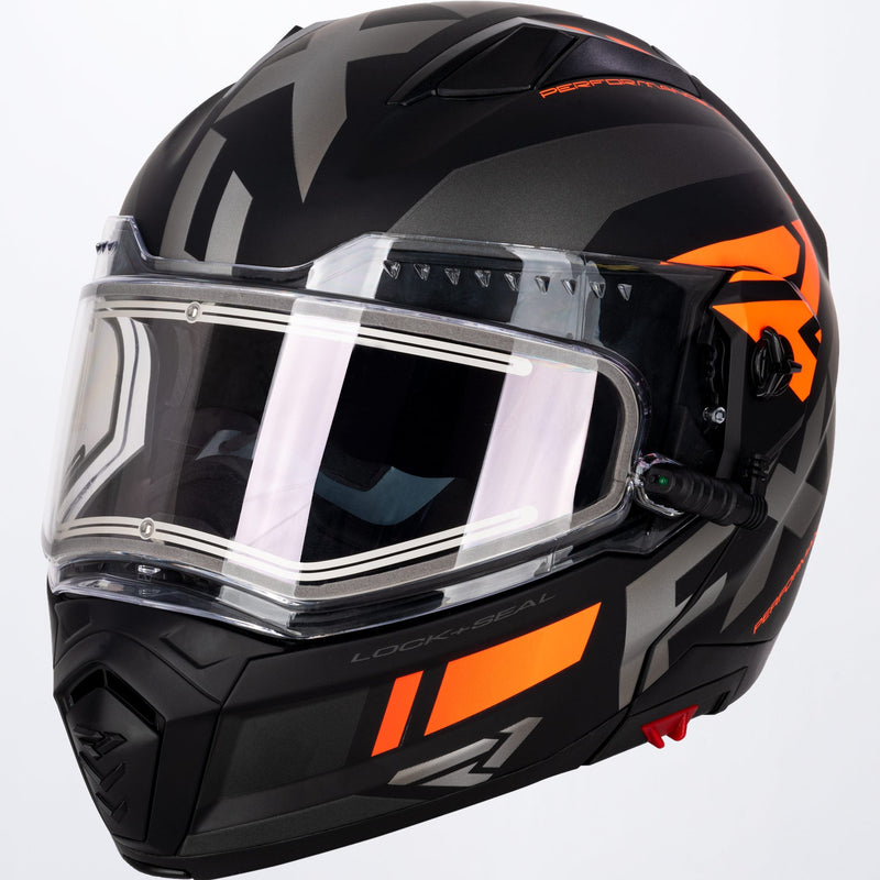 Chargez l'image dans la visionneuse de la galerie, MaverickModular_Helmet_BlackCharOrange_200624-_1030_frontALT
